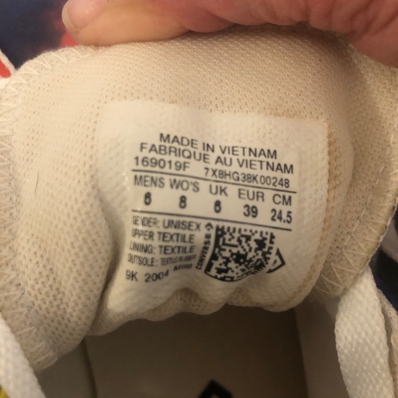 Converse All Stars Colorful Tie Dye low sneakers unisex size W 8 or M 6 - Picture 6 of 11